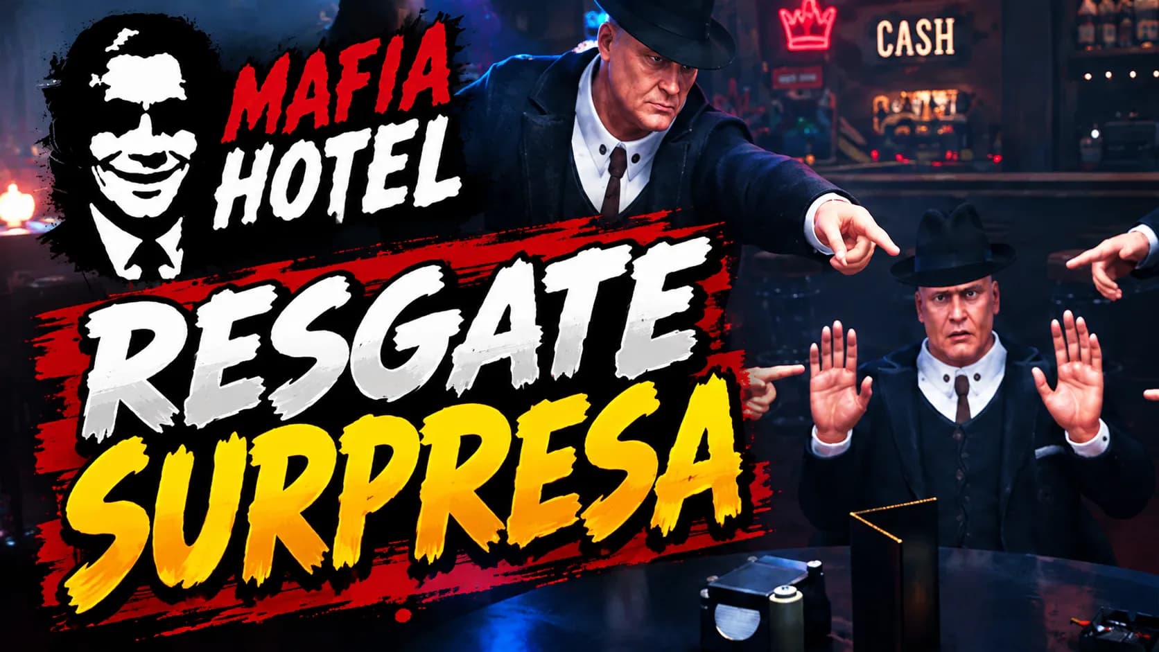 arte resgate surpresa do mafia hotel
