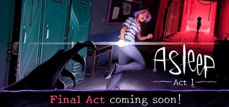 Arte oficial de Asleep: Ato 1, terror psicológico brasileiro em promoção gratuita na Steam