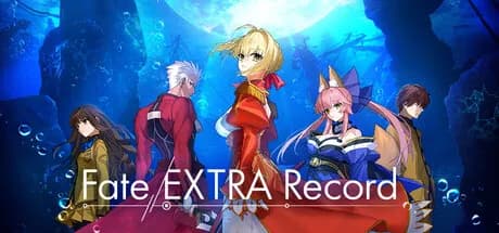 Arte oficial de divulgação de Fate/EXTRA Record na Steam.