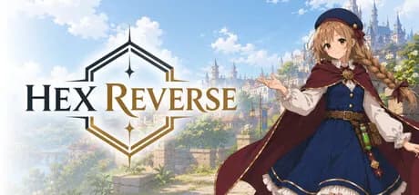 Arte oficial de Hex Reverse, jogo de cartas com batalhas em tabuleiro hexagonal