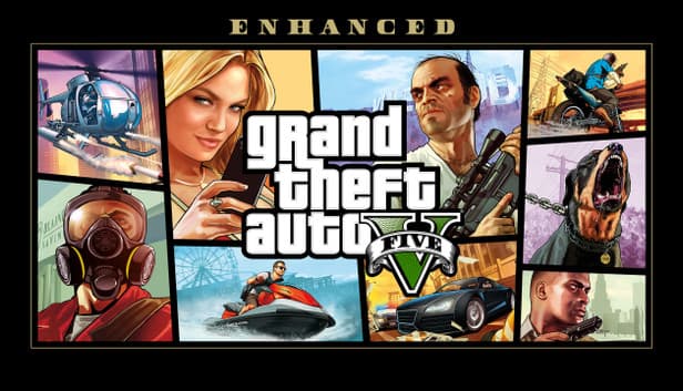 Capa de Grand Theft Auto V Enhanced (GTA)
