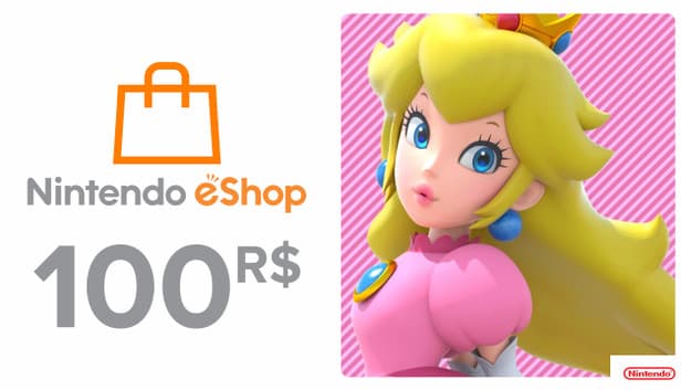 Capa de Nintendo eShop Card 100 BRL